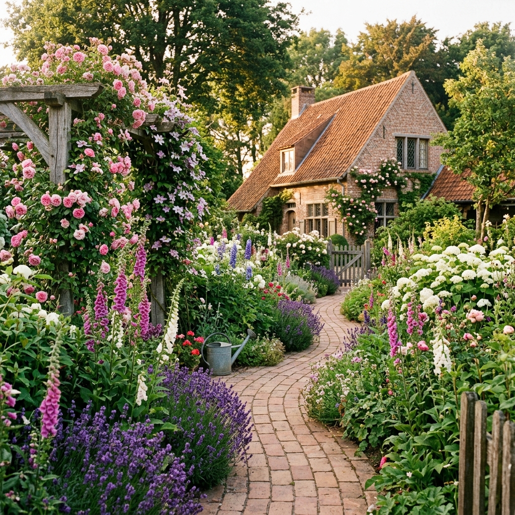 Romantische cottage borders
